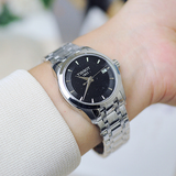  Shop Authentic Tissot T Trend Couturier Lady Black Dial Silver Steel Strap Watch For Women - T035.210.11.051.00 - Luxxuri