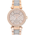  Shop Authentic Michael Kors Parker Gold Dial Two Tone Steel Strap Watch for Women - MK6327 - Luxxuri