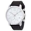  Shop Authentic Calvin Klein City Chronograph Silver Dial Black Leather Strap Watch for Men - K2G271C6 - Luxxuri
