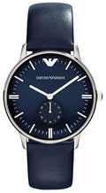  Shop Authentic Emporio Armani Analog Quartz Blue Dial Blue Leather Strap Watch For Men - AR1647 - Luxxuri