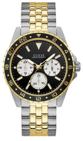  Shop Authentic Guess Odyssey Black Dial Two Tone Steel Strap Watch For Men - W1107G6 - Luxxuri