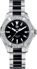  Shop Authentic Tag Heuer Aquaracer Quartz Diamonds Black Dial Two Tone Steel Strap Watch for Men - WAY131E.BA0913 - Luxxuri