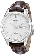  Shop Authentic Tag Heuer Carrera Calibre 5 Automatic White Dial Brown Leather Strap Watch for Men - WAR201B.FC6291 - Luxxuri