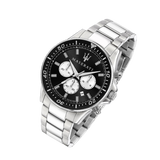  Shop Authentic Maserati SFIDA Chronograph Black Dial Silver Steel Strap Watch For Men - R8873640004 - Luxxuri