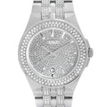  Shop Authentic Bulova Crystal Pave Silver Dial Silver Steel Strap Watch for Men - 96B235 - Luxxuri