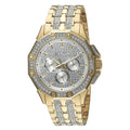  Shop Authentic Bulova Crystal Collection Octova White Dial Gold Steel Strap Watch for Men - 98C126 - Luxxuri