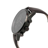  Shop Authentic Hugo Boss Navigator Black Dial Black Leather Strap Watch for Men - 1513497 - Luxxuri