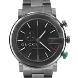  Shop Authentic Gucci G Chrono Black Dial Black Steel Strap Watch For Men - YA101331 - Luxxuri