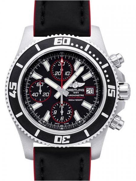  Shop Authentic Breitling Superocean Chronograph II Black Dial 44mm Automatic Mens Watch - A1334102/BA81 - Luxxuri