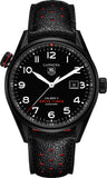  Shop Authentic Tag Heuer Carrera Calibre 5 Drive Timer Black Dial Black Leather Strap Watch for Men - WAR2A80.FC6337 - Luxxuri