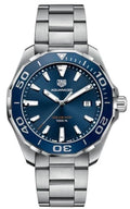  Shop Authentic Tag Heuer Aquaracer Blue Dial Silver Steel Strap Watch for Men - WAY101C.BA0746 - Luxxuri