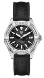  Shop Authentic Tag Heuer Aquaracer Diamonds Mother of Pearl Black Dial Black Nylon Strap Watch for Women - WAY131P.FT6092 - Luxxuri