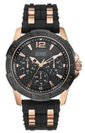  Shop Authentic Guess Oasis Black Dial Two Tone Steel Strap Watch for Men - W0366G3 - Luxxuri