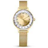  Shop Authentic Swarovski Octea Nova Analog Gold Dial Gold Mesh Strap Watch for Women - 5649993 - Luxxuri