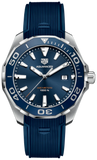  Shop Authentic Tag Heuer Aquaracer Quartz Blue Dial Blue Rubber Strap Watch for Men -  WAY101C.FC6153 - Luxxuri