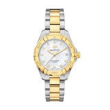  Shop Authentic Tag Heuer Aquaracer White Mother of Pearl Dial Two Tone Steel Strap Watch for Women - WBD1322.BB0320 - Luxxuri