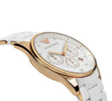  Shop Authentic Emporio Armani Sportivo White Dial White Rubber Strap Watch For Men - AR5919 - Luxxuri