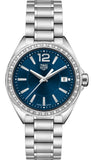 Shop Authentic Tag Heuer Formula 1 Quartz Diamonds Blue Dial Silver Steel Strap Watch for Women - WBJ1316.BA0666 - Luxxuri