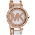  Shop Authentic Michael Kors Parker White Dial Two Tone Steel Strap Watch for Women - MK6365 - Luxxuri