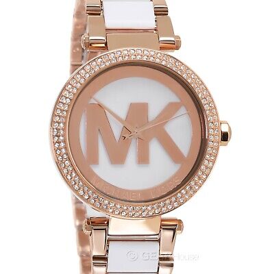 Shop Authentic Michael Kors Parker White Dial Two Tone Steel Strap Watch for Women - MK6365 - Luxxuri
