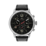  Shop Authentic Tommy Hilfiger Jake Chronograph Black Dial Black Leather Strap Watch for Men - 1791232 - Luxxuri