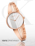  Shop Authentic Calvin Klein Drift White Dial Rose Gold Steel Strap Watch for Women - K6S2N616 - Luxxuri
