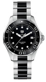  Shop Authentic Tag Heuer Aquaracer Quartz Black Dial Two Tone Steel Strap Watch for Women - WAY131C.BA0913 - Luxxuri