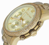  Shop Authentic Michael Kors Runway Gold Dial Gold Steel Strap Watch for Women - MK5826 - Luxxuri