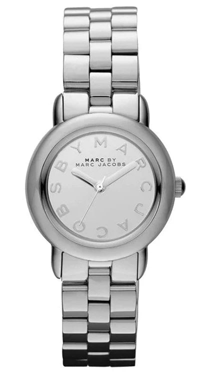  Shop Authentic Marc Jacobs Marc Silver Dial Silver Steel Strap Watch for Women - MBM3173 - Luxxuri