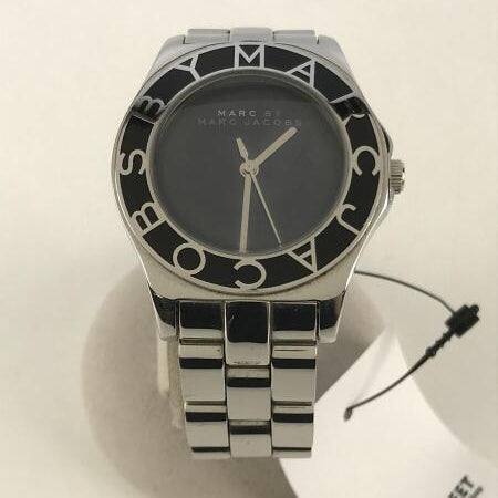  Shop Authentic Marc Jacobs Blade Black Dial Silver Steel Strap Watch for Women - MBM3058 - Luxxuri