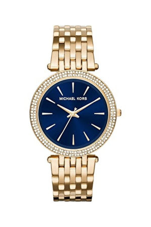  Shop Authentic Michael Kors Darci Blue Dial Gold Steel Strap Watch for Women - MK3406 - Luxxuri