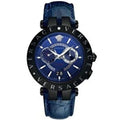  Shop Authentic Versace V Race Chronograph Quartz Blue Dial Blue Leather Strap Watch For Men - VEBV00419 - Luxxuri