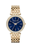  Shop Authentic Michael Kors Darci Blue Dial Gold Steel Strap Watch for Women - MK3406 - Luxxuri