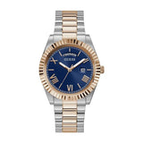  Shop Authentic Guess Connoisseur Quartz Blue Dial Two Tone Steel Strap Watch For Men - GW0265G12 - Luxxuri