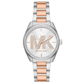 Shop Authentic Michael Kors Janelle Silver Dial Two Tone Steel Strap Watch For Women - MK7383 - Luxxuri