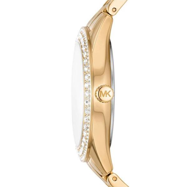  Shop Authentic Michael Kors Harlowe Three-Hand Quartz Gold Dial Gold Steel Strap Watch For Women - MK4709 - Luxxuri