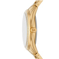  Shop Authentic Michael Kors Janelle Quartz Gold Dial Gold Steel Strap Watch For Women - MK7381 - Luxxuri
