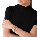 Shop Authentic Michael Kors Lexington Chronograph Grey Dial Rose Gold Steel Strap Watch For Women - MK7217 - Luxxuri