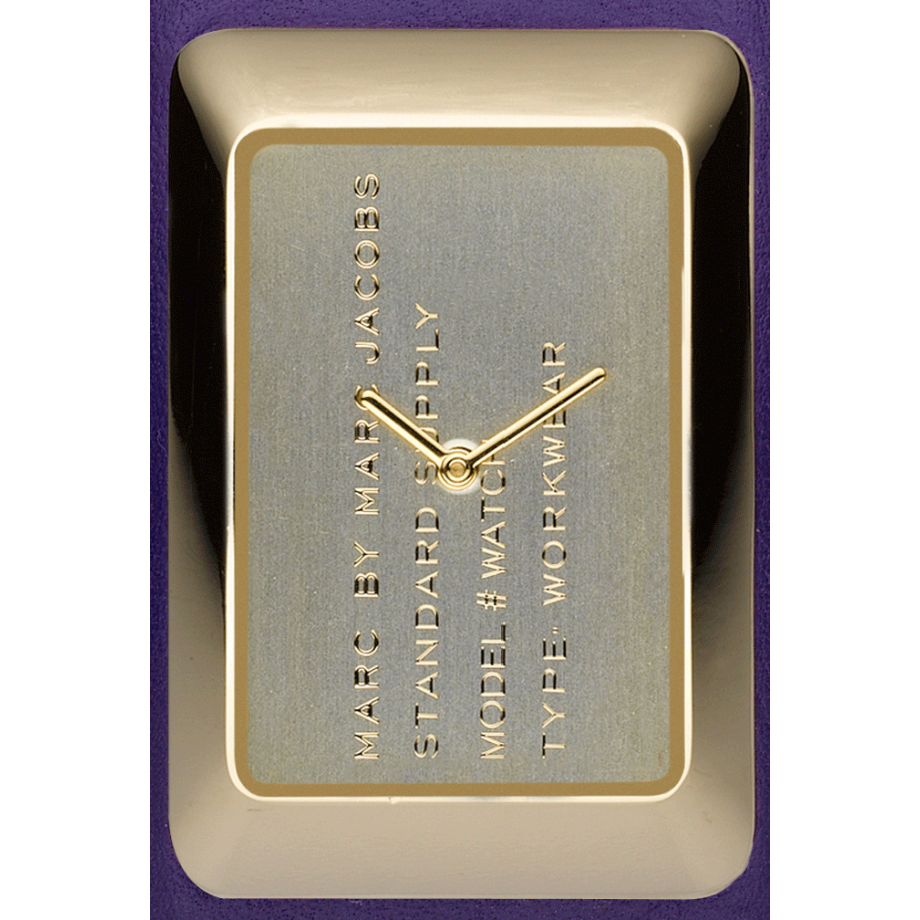  Shop Authentic Marc Jacobs Champagne Dial Purple Leather Strap Watch for Women - MBM2044 - Luxxuri