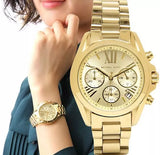 Shop Authentic Michael Kors Bradshaw Gold Dial Gold Steel Strap Watch for Women - MK5798 - Luxxuri