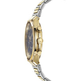  Shop Authentic Salvatore Ferragamo Sapphire Chrono Blue Dial Two Tone Steel Strap Watch for Men - SFME00521 - Luxxuri