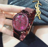  Shop Authentic Guess Soho Pink Dial Pink Mesh Bracelet Watch For Women - W0638L6 - Luxxuri