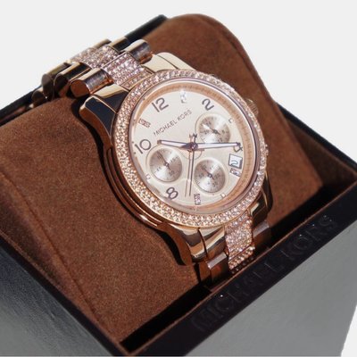  Shop Authentic Michael Kors Runway Gold Dial Gold Steel Strap Watch for Women - MK5827 - Luxxuri
