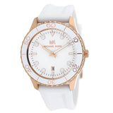  Shop Authentic Michael Kors Runway Quartz White Dial White Rubber Strap Watch For Women - MK6853 - Luxxuri