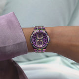  Shop Authentic Guess Allara Quartz Purple Dial Purple Steel Strap Watch For Women - GW0604L4 - Luxxuri