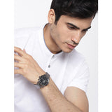  Shop Authentic Fossil The Commuter Black Dial Grey Steel Strap Watch for Men - FS5400 - Luxxuri