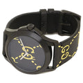  Shop Authentic Gucci G Timeless Ghost Black Dial Black Leather Strap Watch For Men - YA1264019 - Luxxuri