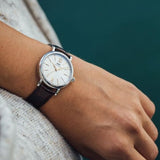  Shop Authentic IWC Portofino Automatic White Dial Black Leather Strap Watch for Men - IW356517 - Luxxuri