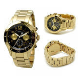  Shop Authentic Marc Jacobs Rock Chronograph Black Dial Gold Steel Strap Watch for Women - MBM3253 - Luxxuri