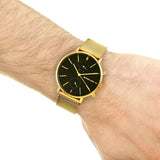  Shop Authentic Michael Kors Jaryn Black Dial Gold Steel Strap Watch for Men - MK8503 - Luxxuri